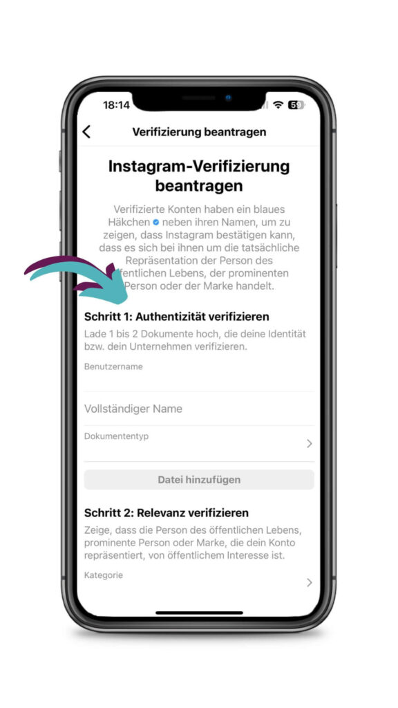 Get Instagram verified