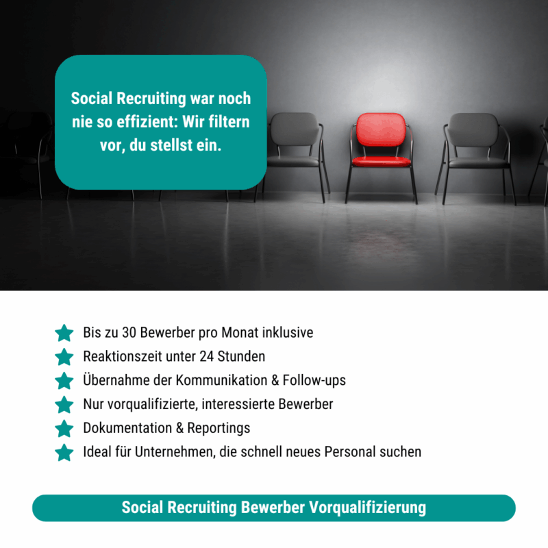 Social Recruiting Bewerber Vorqualifizierung